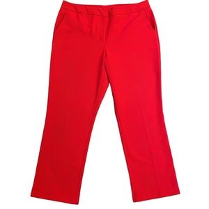 Crop red pants in excellent condition!